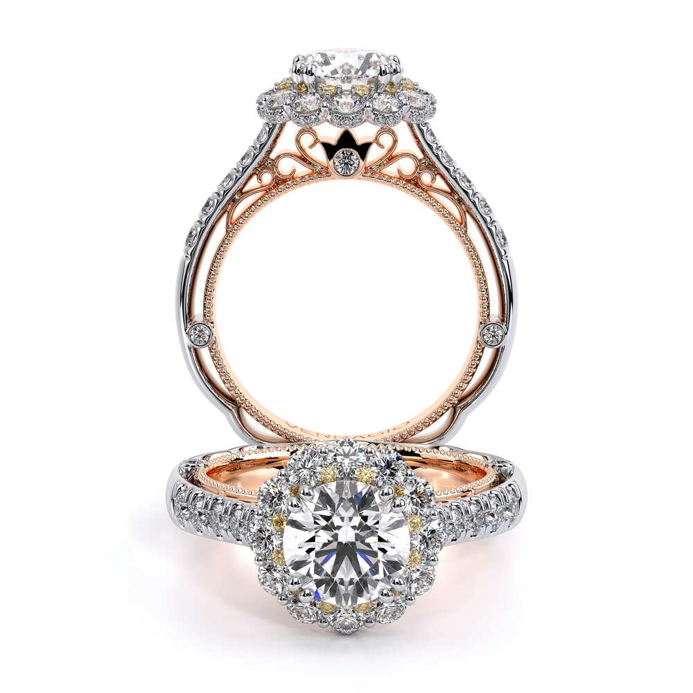 Verragio Halo Round Engagement Ring