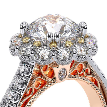 Verragio Halo Round Engagement Ring