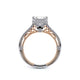 Verragio Halo Princess Engagement Ring