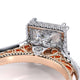 Verragio Halo Princess Engagement Ring