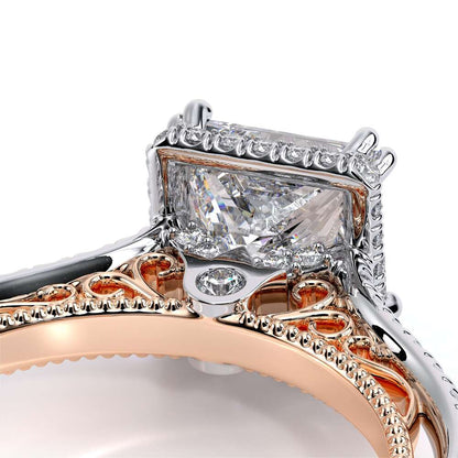 Verragio Halo Princess Engagement Ring