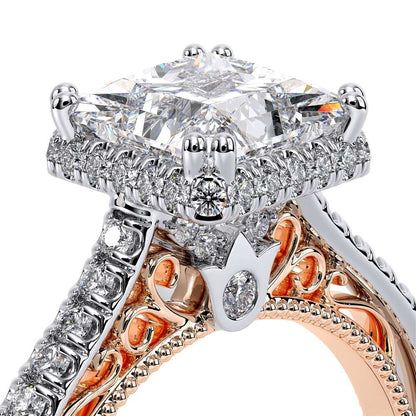 Verragio Halo Princess Engagement Ring