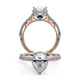 Verragio Halo Pear Engagement Ring