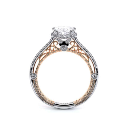 Verragio Halo Pear Engagement Ring