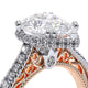 Verragio Halo Pear Engagement Ring