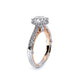 Verragio Halo Round Engagement Ring