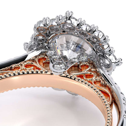 Verragio Halo Round Engagement Ring