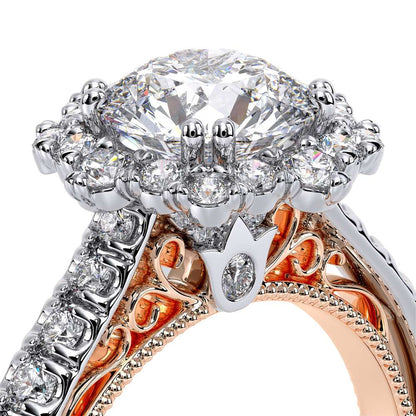 Verragio Halo Round Engagement Ring