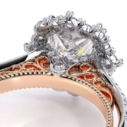 Verragio Halo Princess Engagement Ring