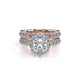 Verragio Halo Princess Engagement Ring