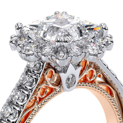 Verragio Halo Princess Engagement Ring