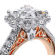Verragio Halo Princess Engagement Ring