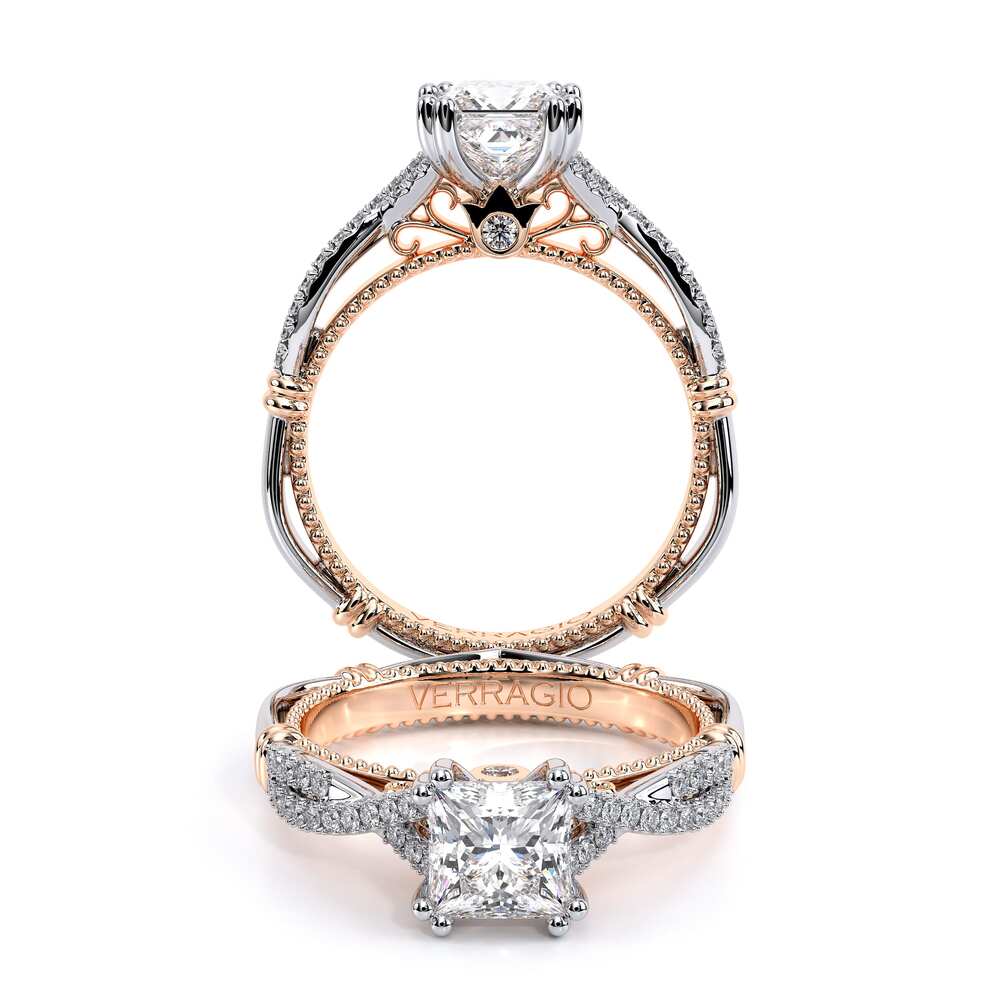 Verragio Pave Princess Engagement Ring