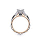 Verragio Halo Princess Engagement Ring