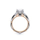 Verragio Halo Pear Engagement Ring