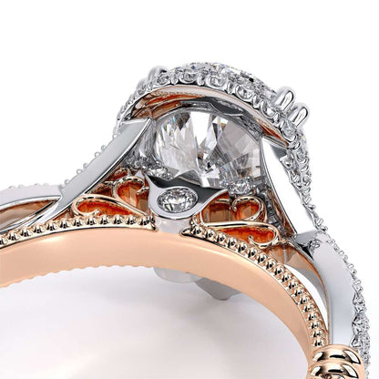 Verragio Halo Pear Engagement Ring