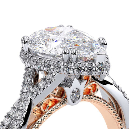 Verragio Halo Pear Engagement Ring