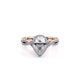 Verragio Halo Pear Engagement Ring