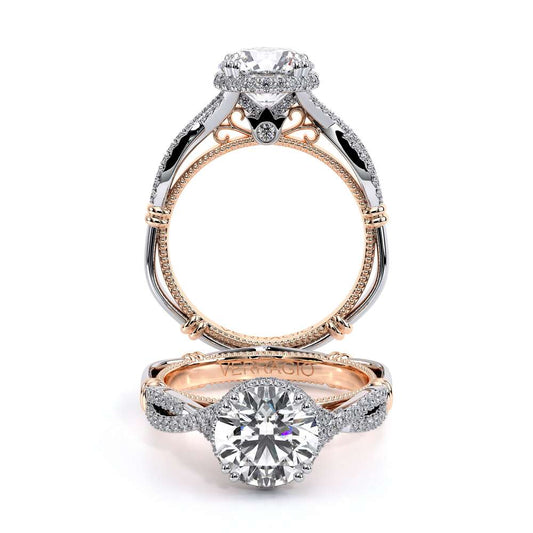 Verragio Halo Round Engagement Ring
