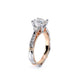 Verragio Three-Stone Oval Engagement Ring