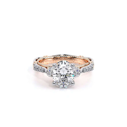 Verragio Three-Stone Oval Engagement Ring