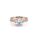 Verragio Three-Stone Oval Engagement Ring