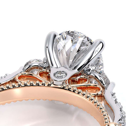 Verragio Three-Stone Oval Engagement Ring