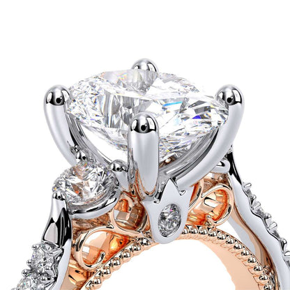 Verragio Three-Stone Oval Engagement Ring