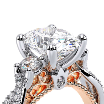 Verragio Three-Stone Oval Engagement Ring