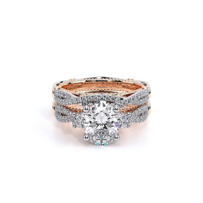 Verragio Three-Stone Oval Engagement Ring