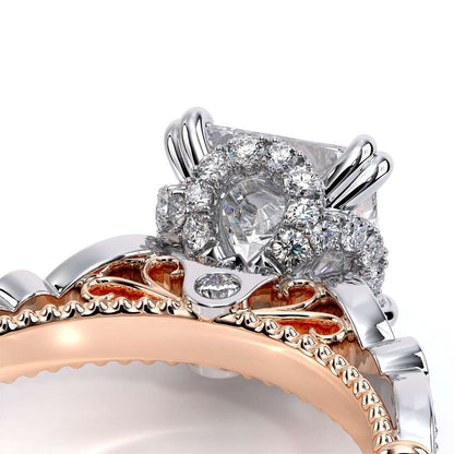 Verragio Halo Princess Engagement Ring