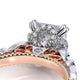 Verragio Halo Princess Engagement Ring