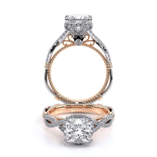 Verragio Halo Princess Engagement Ring