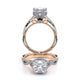 Verragio Halo Princess Engagement Ring