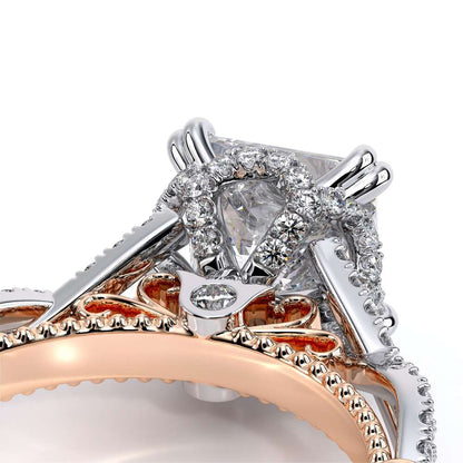 Verragio Halo Princess Engagement Ring