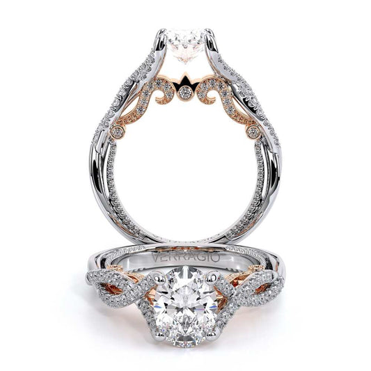 Verragio Pave Oval Engagement Ring