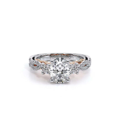 Verragio Three-Stone Oval Engagement Ring