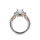 Verragio Three-Stone Oval Engagement Ring