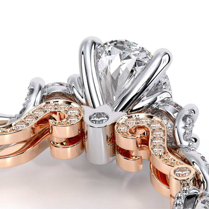 Verragio Three-Stone Oval Engagement Ring