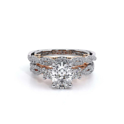 Verragio Three-Stone Oval Engagement Ring