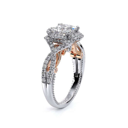 Verragio Halo Princess Engagement Ring