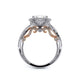 Verragio Halo Princess Engagement Ring