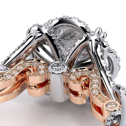 Verragio Halo Princess Engagement Ring