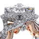 Verragio Halo Princess Engagement Ring