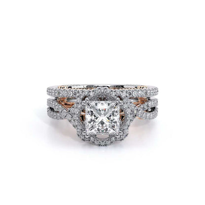 Verragio Halo Princess Engagement Ring