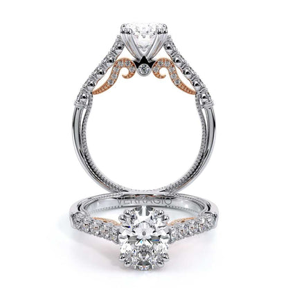 Verragio Pave Oval Engagement Ring