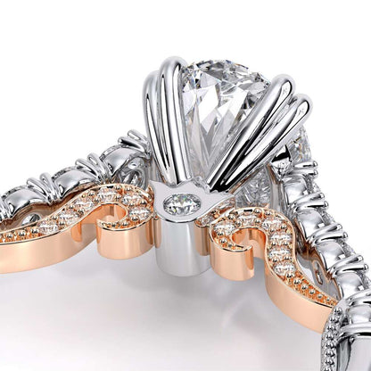 Verragio Pave Oval Engagement Ring