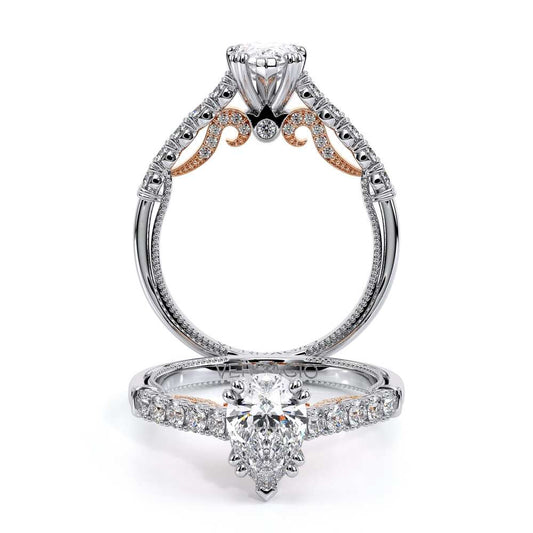 Verragio Pave Pear Engagement Ring