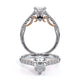 Verragio Pave Pear Engagement Ring