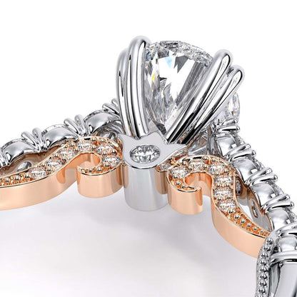 Verragio Pave Pear Engagement Ring